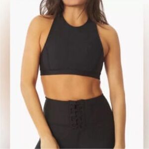NEW WEWOREWHAT Racer Back Sports Bra S